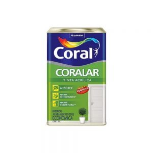 Tinta Acrílica Fosco Coralar Branco Neve 18 Litros