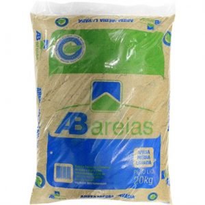 Areia Média Lavada 20kg