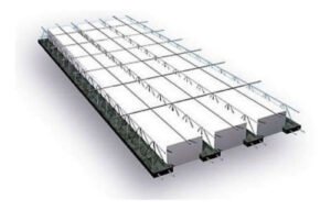 Laje H12 viga de 2,5 m com Isopor Preço por M²