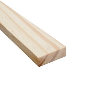 Kit com 4 Sarrafos de Madeira Pinus Aparelhado Natural 5x3x50cm Massol