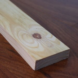 Sarrafo de Madeira Pinus Natural 7x1,9x100cm Madeiras Lega
